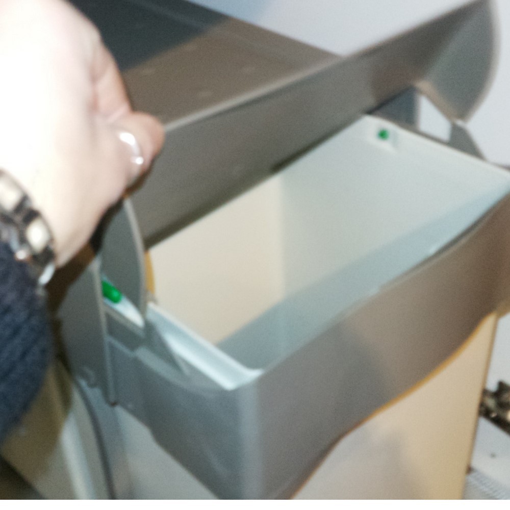 Acquista online Poubelle amovible avec 2 seaux de 14 litres différenciés Gollinucci